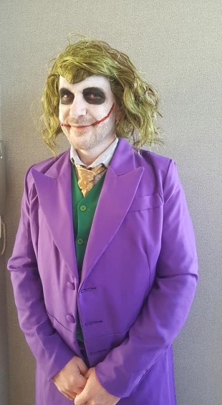 opengescheurde mondhoek The Joker Carnaval | 11-02-2018